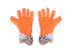 2026rebe-guantes De Portero De Fútbol 2pcs Nylon Fibra De Poliuretano Latex Respirable Agarre Fuerte Para Entrenamiento Competencia Blanco Talla 7