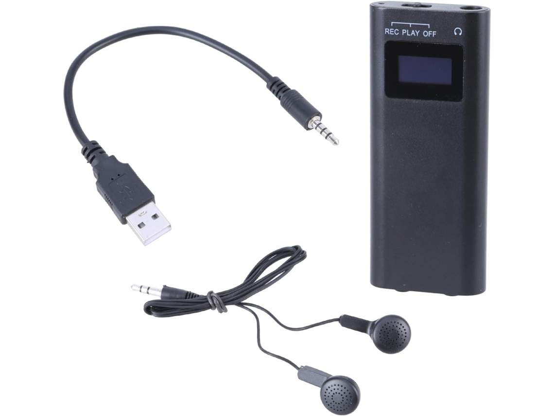 Grabadora De Voz Digital Portátil Mp3 Para Conferencias, Reuniones Y Grabación De Voz, 64 Gb.