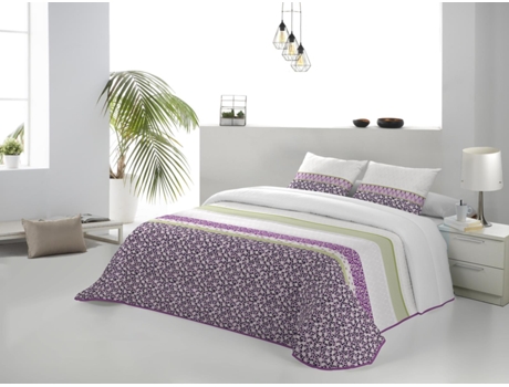 Colcha JVR Lena (Poliéster - Morado - 270 cm)