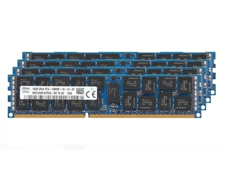 Memoria RAM SLOWMOOSE Reg Ecc para X79 X58 Motherboard (16 GB - 1866 Mhz - X 4 Piezas)