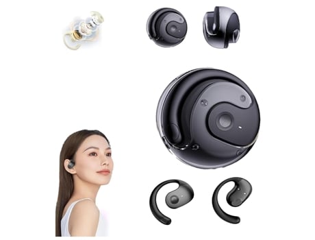Auriculares Bluetooth, Auriculares inalámbricos Bluetooth, Auriculares Bluetooth pequeños con bola de coco, Auriculares estéreo Bisbisous