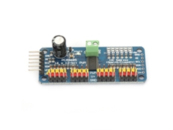 Módulo Controlador Pca9685, 16 Canales, Control De Servomotor Pwm De 12 Bits, I2c 5v 40~1000hz