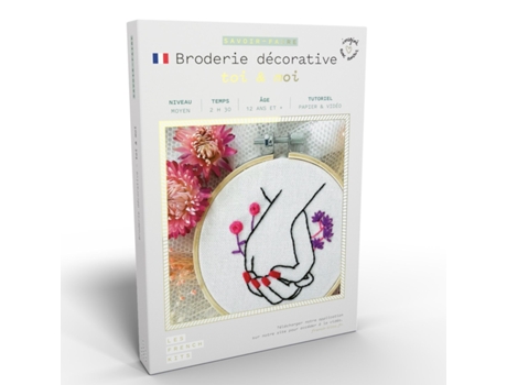 Caja de Bricolaje - Bordado decorativo - Mano a mano