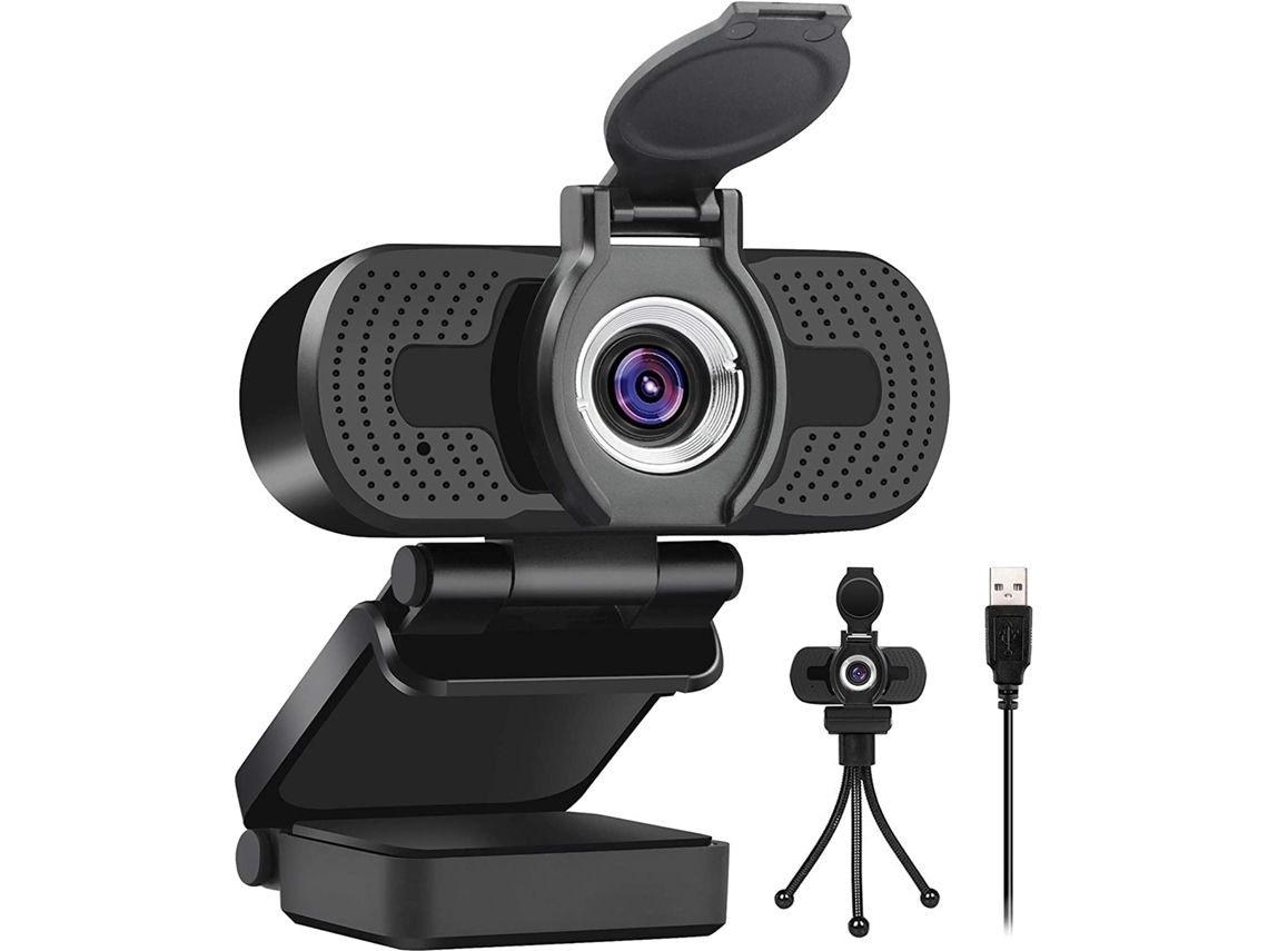 Cámara web Full HD 1080p para computadora portátil, cámara de escritorio para conferencias y videollamadas Cámara web Pro Stream con videollamada Plug and Play USHION