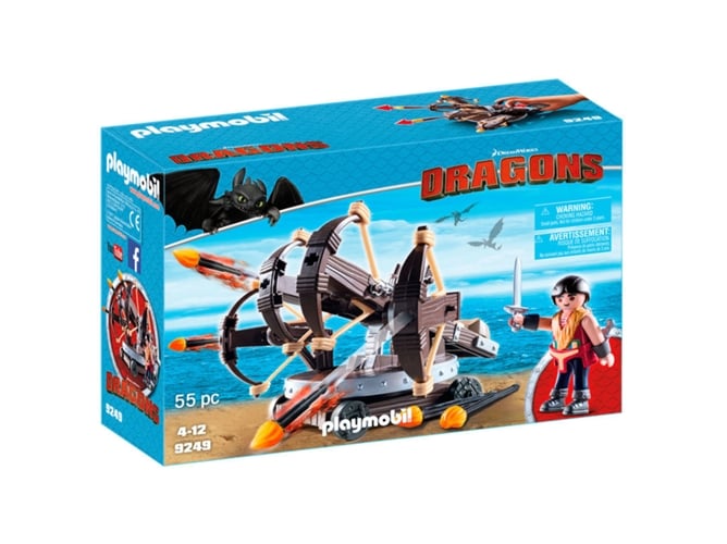PLAYMOBIL Eret: Guerrero con armas (Edad Mínima: 4 - 55 Piezas)
