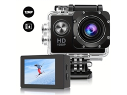 Cámara digital Gertiz 1080p HD Cámara de acción 50MP 140° Panel LCD de 2 pulgadas Gran angular Impermeable