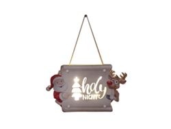 Letrero luminoso LED para puerta, ideal para fiestas, Navidad y decoración.