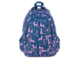 Mochila Stright BP 26 Lazy Cats de 3 compartimentos