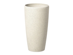 Maceta pequeña BELIANI Abdera de Mezcla de piedra Beige 23x23x42