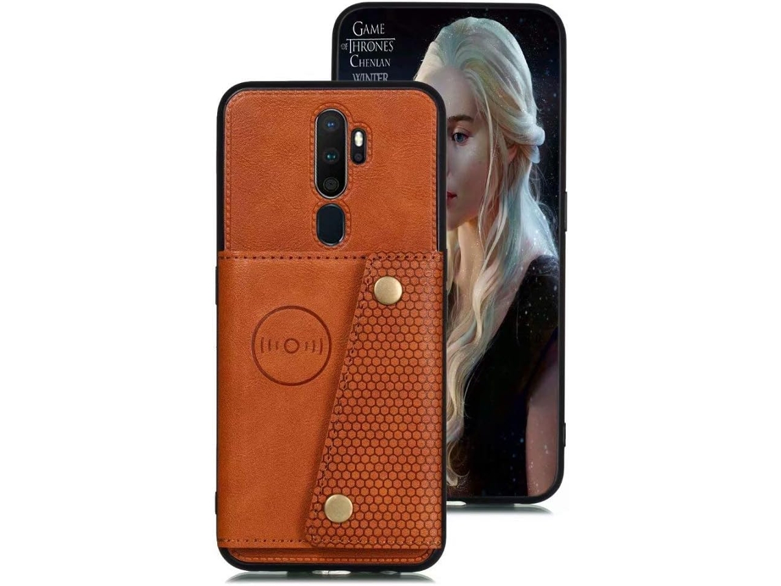 Protector de Pantalla Slots para Oppo A9 2020/A5 2020 HONGWE. Marrón