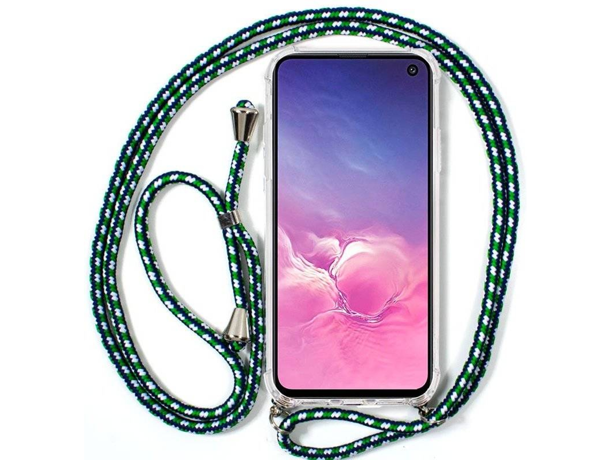Carcasa con Cordon Samsung Galaxy S10e COOL Antichoque Verde