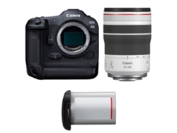 Canon EOS R3 + RF 70 200mm F/4 L IS Usm + 1 Canon LP e19 + Libro electrónico “20 consejos para fotos impresionantes”