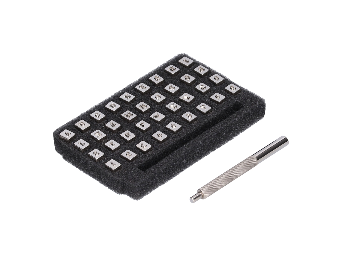 Kit de 37 herramientas para estampar letras (corte preciso, procesamiento rápido)