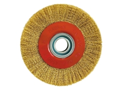 Cepillo Acero Latonado Circular Ø 200x42 mm MAURER