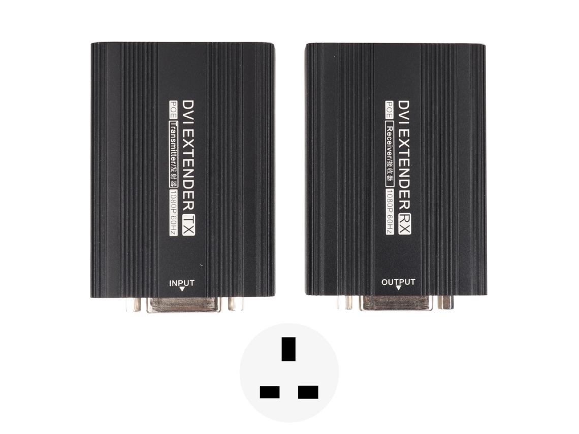 Extensor de cable DVI PoE 1080p LAXISCREED
