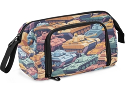 Besportble Estuche De Y Colorido Con Asa Para Chicas Adolescentes Y Tela De Nailon Resistente Y Una Cremall...