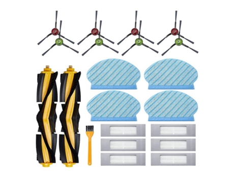 Conjunto de acessórios com 21 peças para ecovacs deebot ozmo 920/950/yeedi 2 híbrido