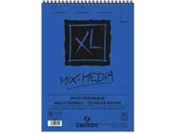 Bloc de Dibujo CANSON Espiral Canson XL Mix Media (A4)
