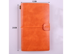 (s,a6) Cuaderno/diario De Viaje Retro Largo Y Creativo
