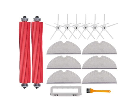 16 peças para xiaomi roborock q7 max/max+ escova lateral principal filtro mop