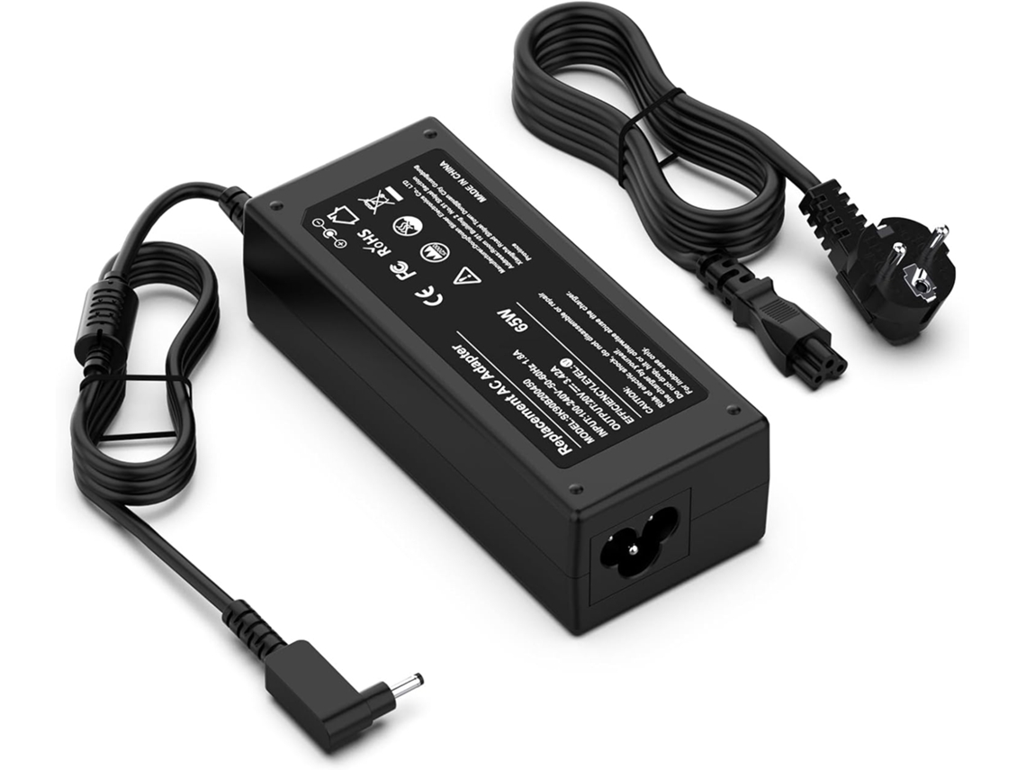 Cargador para portátil de 65 W, 3,0 x 1,1 mm, para Acer Aspire 5, A515, 55, A515, 56, A515, 46, A515, 54, adaptador de fuente de alimentación Chrui
