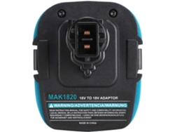 Adaptador De Batería De Iones De Litio Abs Para Equipos Domésticos Compatibles