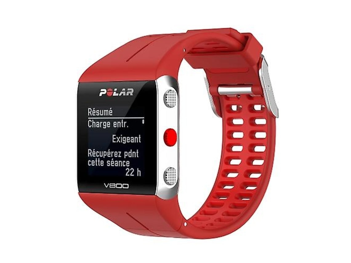 Correa para reloj GPS Polar V800, color rojo y azul