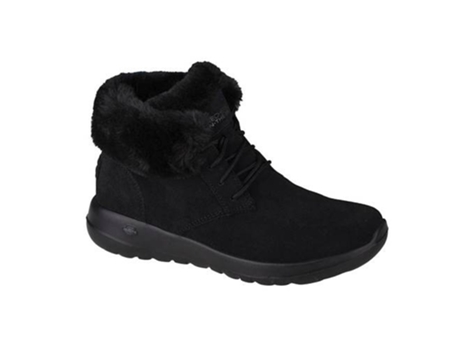 Botas SKECHERS Onthego Joy Lush Mujer (Negro - Cuero Natural - 36)