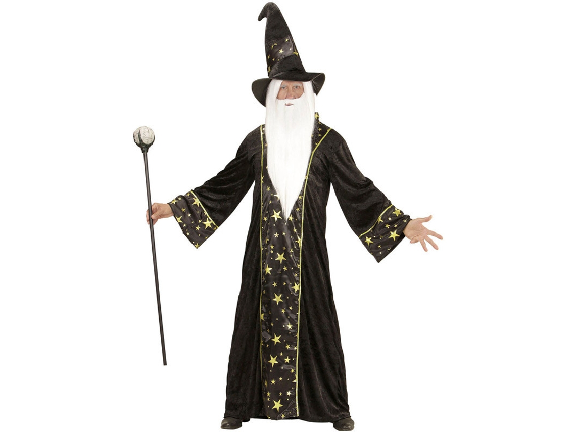 Disfraz de Hombre WIDMANN mago de fantasía oscura (Tam.: L)