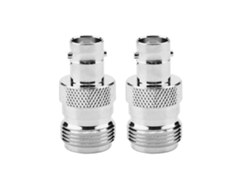 2 Adaptadores Rf N Hembra A Conector Coaxial Bnc Hembra 50ω 0-6ghz