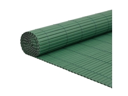 Valla de jardín vidaxl PVC verde (180x500 cm)