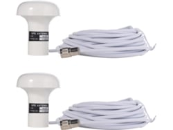 2 Piezas De Antena Gps Ha 017 Antena Marina Cable De 10 Metros Conector Tnc Interfaz M Rg 58