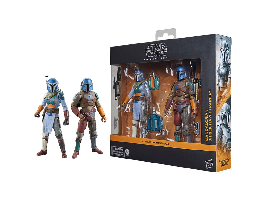 Star Wars The Mandalorian Shriek Hawk Trainers Set 2 Figuras 15cm Hasbro