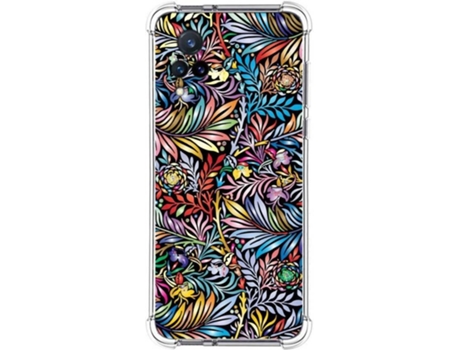 Carcasa Vivo V21 5G TUMUNDOSMARTPHONE Dibujos Antigolpes Flores 04 Multicolor
