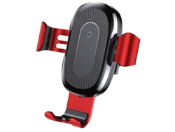 Cargador Carro Qi Fast Para Samsung Yizhood Rojo
