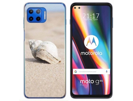 Carcasa Motorola Moto G 5G Plus TUMUNDOSMARTPHONE Concha Multicolor