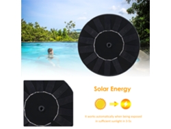 Rebe-kit De Bomba De Agua Solar Con Decoración Floral Para Fuente Diy: Jardín, Piscina, Patio, Ave, Tanque De Peces Y Piscina
