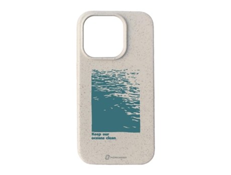 Funda Móvil Oficial Compostable Base para iPhone 15 Pro PHONECASES3D Blanco