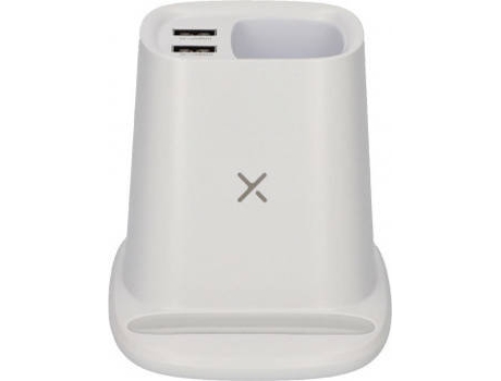 Soporte Cargador KSIX Lapicero Energy Inalámbrico Blanco