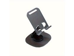 Soporte Ajustable De Aluminio Para Teléfono Con Dos Posiciones, Rotación De 360° Y Diseño Plegable. Equipado Con Luz Led Y Puerto Usb. Portá