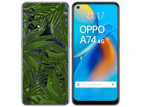 Carcasa Oppo A74 4G TUMUNDOSMARTPHONE Dibujos Transparente Multicolor