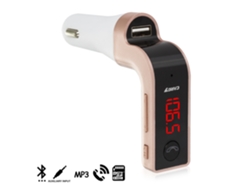 Kit 4 En 1 Con Manos Libres Bluetooth Y Transmisor Fm Para Coche.