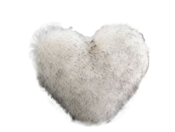 Cojín Corazón En Peluche - Para Fechas Conmemorativas