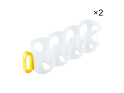 Soporte para latas de refrigerador de 2 piezas con asa, caja de PP transparente, estilo japonés Tommy01