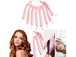 Rodillo De Rizo Sin Calor Headband Para Pelo Rizos Durmientes Curlers De Terciopelo Coral Peinados Diy
