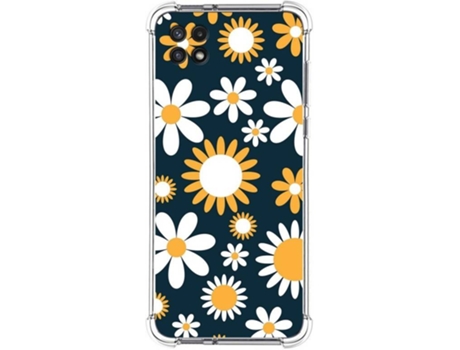 Carcasa Samsung Galaxy A22 5G TUMUNDOSMARTPHONE Dibujos Antigolpes Flores 08 Multicolor