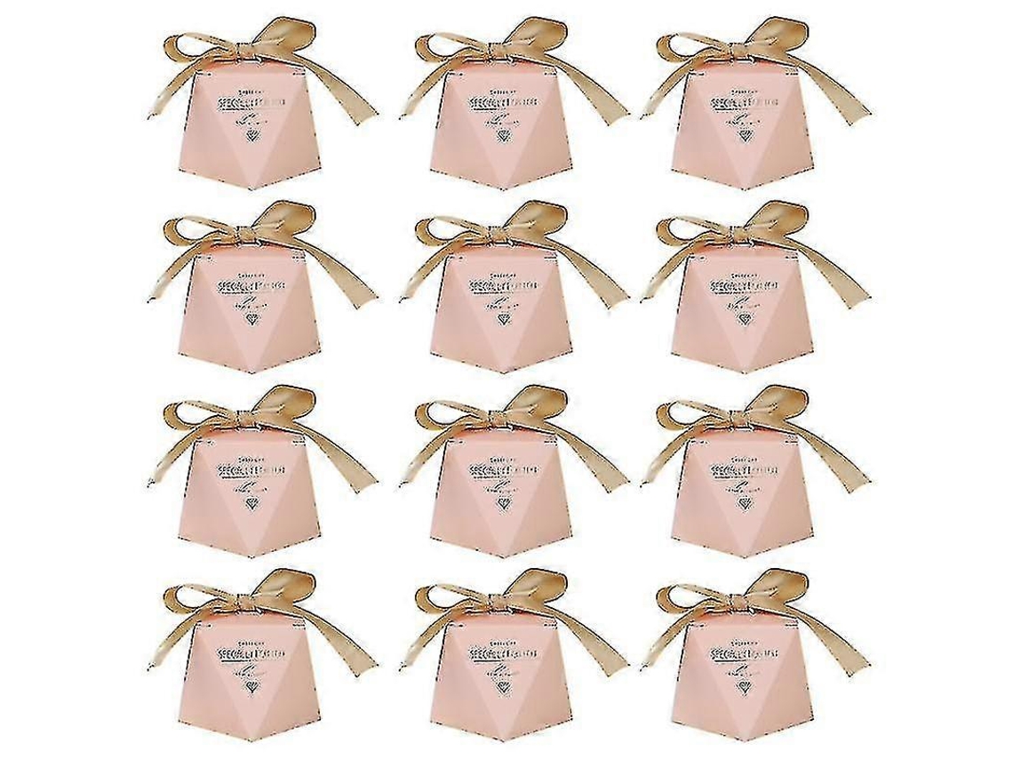 50 cajas de dulces para bodas, cajas de regalo para fiestas, cajas de bombones, embalaje para regalos de boda Hengjian