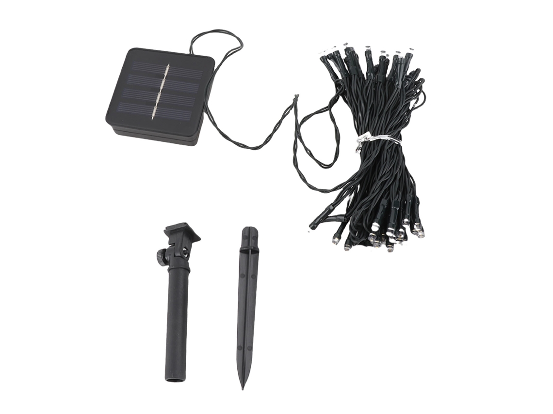 2026-luz Solar De Cadena 50 Led 8 Modos Ip65 Exterior Decorativa Jardín Patio 23ft