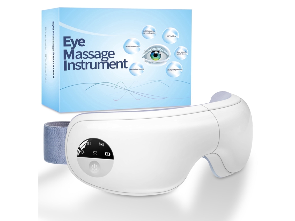 Masajeador Ocular Con 4 Modos Y Compresión Térmica, Recargable Para Aliviar El Cansancio Ocular
