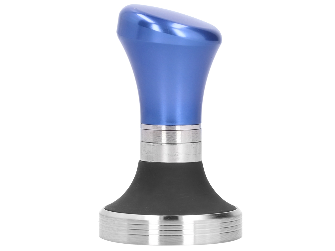 Apisonador de café plano de 58 mm con base de acero inoxidable, martillo de polvo azul para cocina, otros